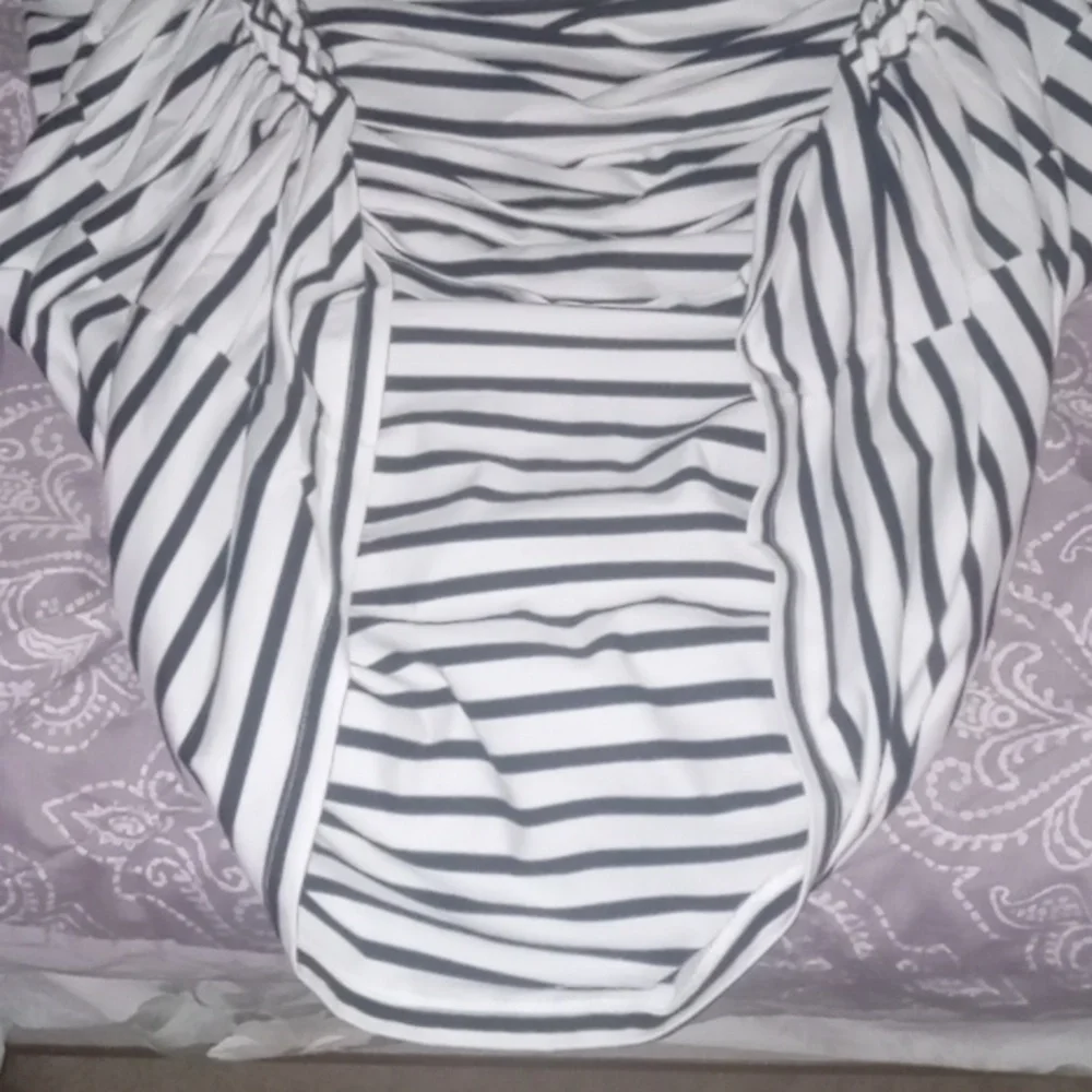 NEW size M 8-10 Junya Watanabe Comme des Garcons Striped Shirt - Picture 7 of 7